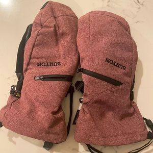 NOT FOR SALE - For Mio only Burton Burgundy Snow Mittens / Snow Board gloves